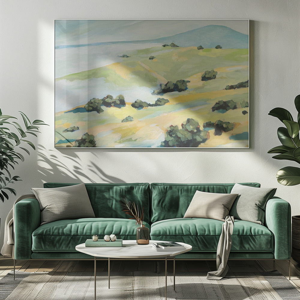 Fog and Hills | Canvas