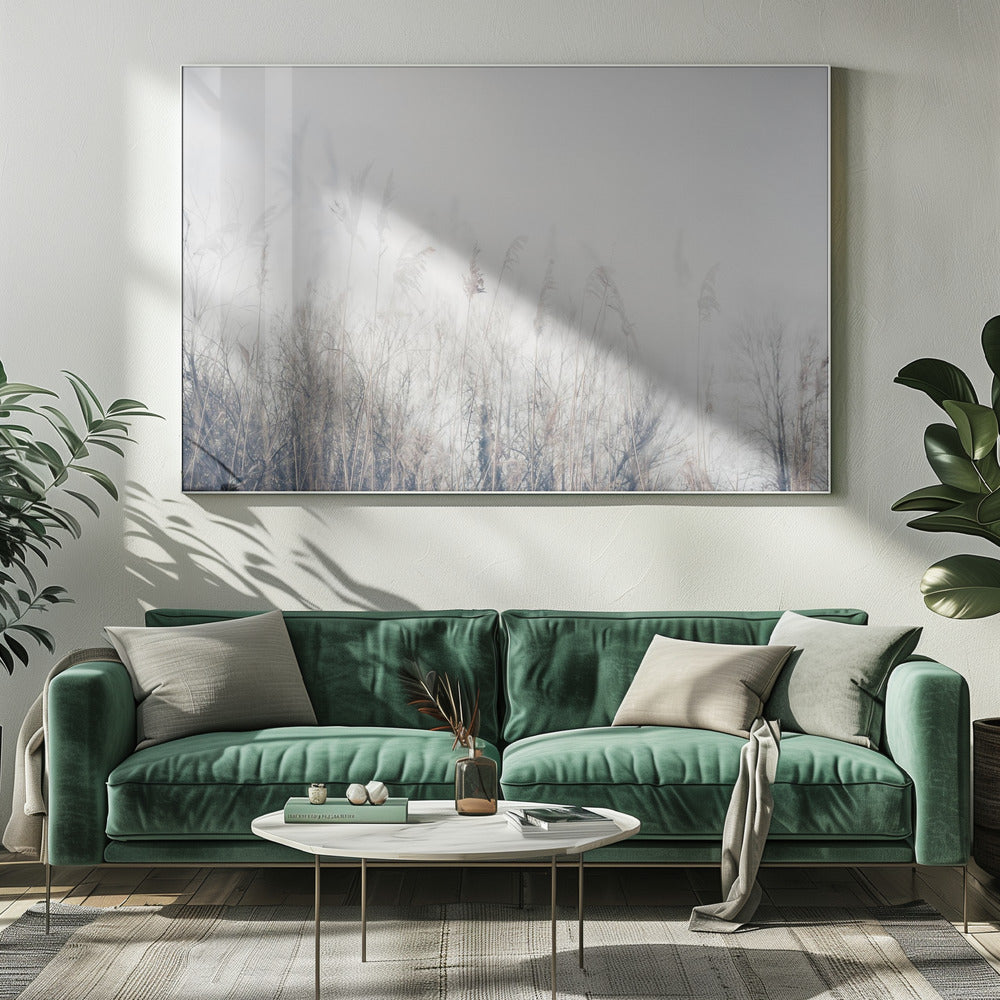 Landschap van riet en gras | Canvasprints