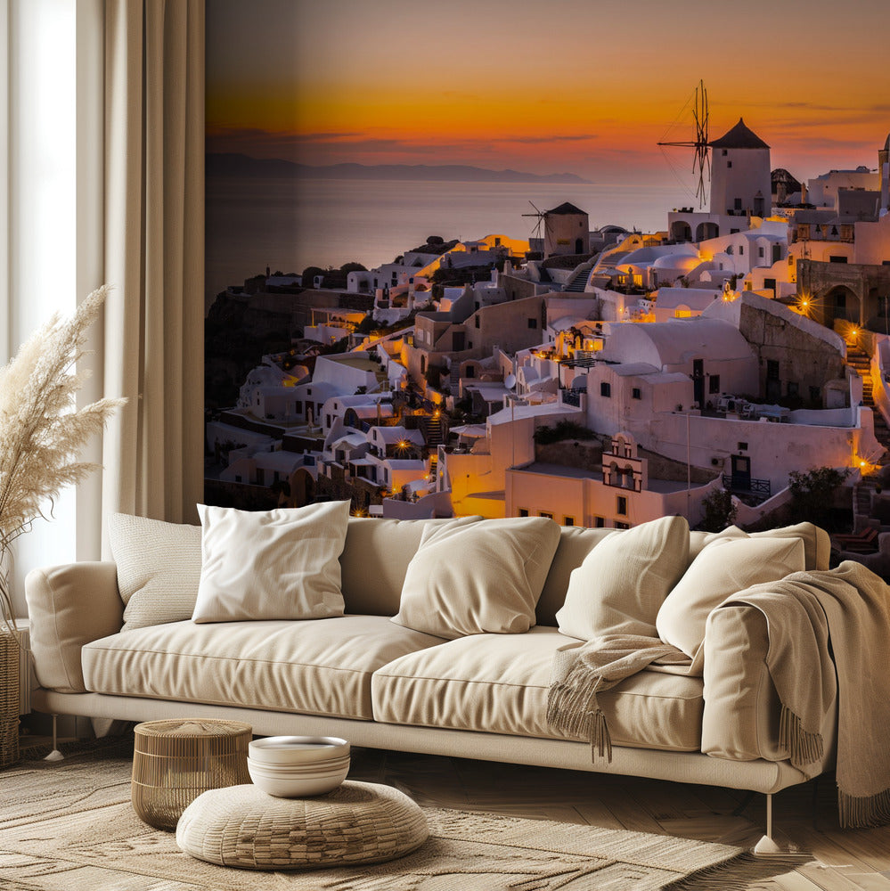 Calispera Santorini | Papel Pintado Fotográfico