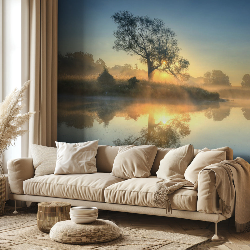 Ochtendreflectie | Fotobehang