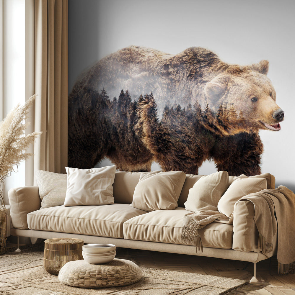 Oso Papel Pintado Fotográfico