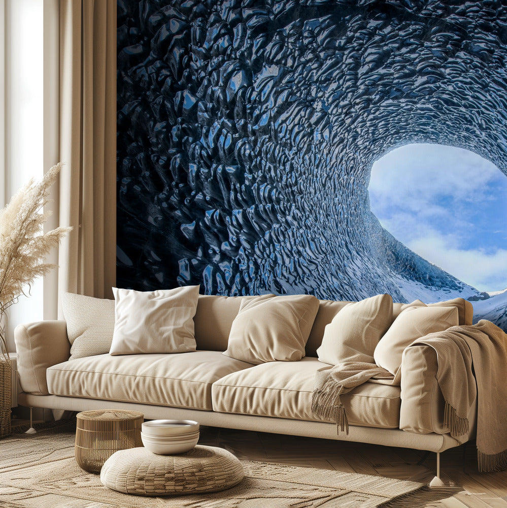 La cueva de hielo | Papel Pintado Fotográfico