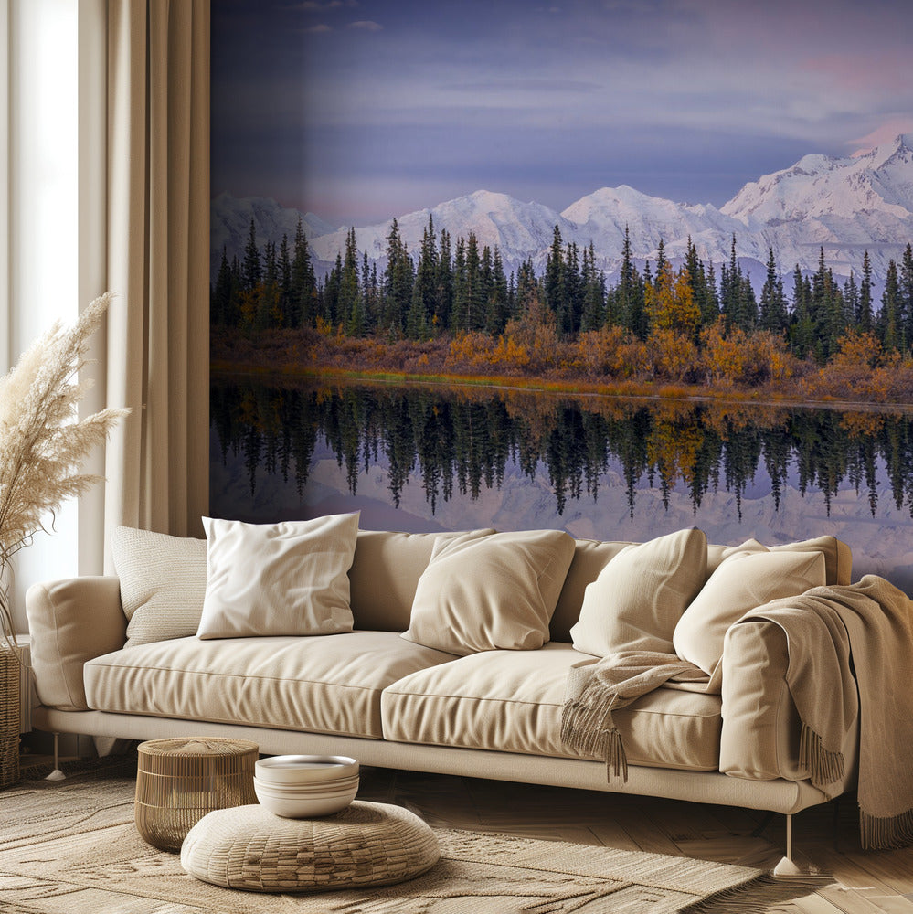 Odbicie Denali | Fototapeta