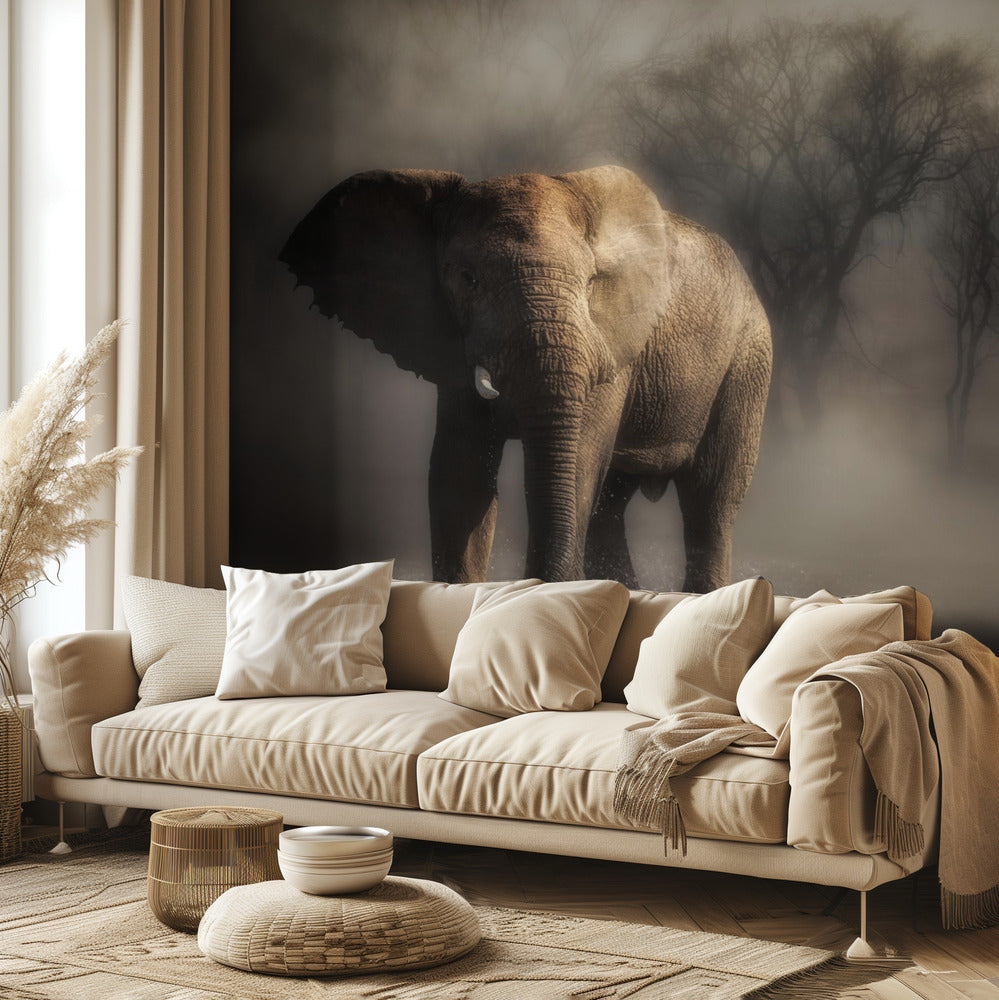 „… Elefant trinkt Wasser …“ | Fototapeten