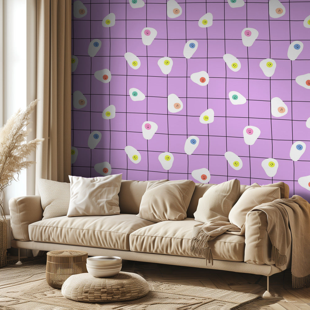 Breakfast Party (pattern design) | Wallpaper
