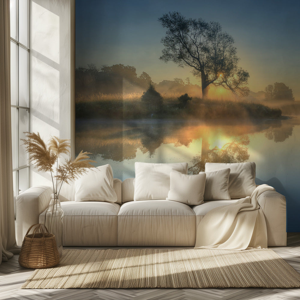 Ochtendreflectie | Fotobehang
