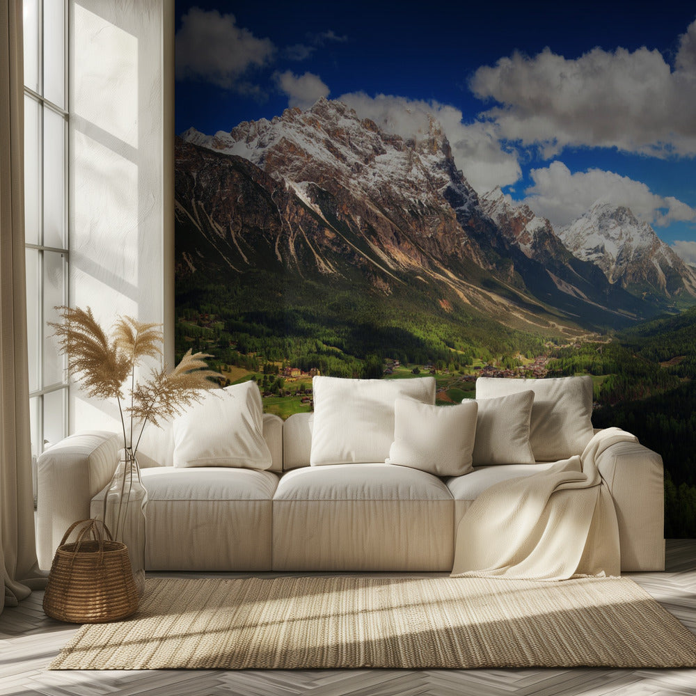 Un valle | Papel Pintado Fotográfico