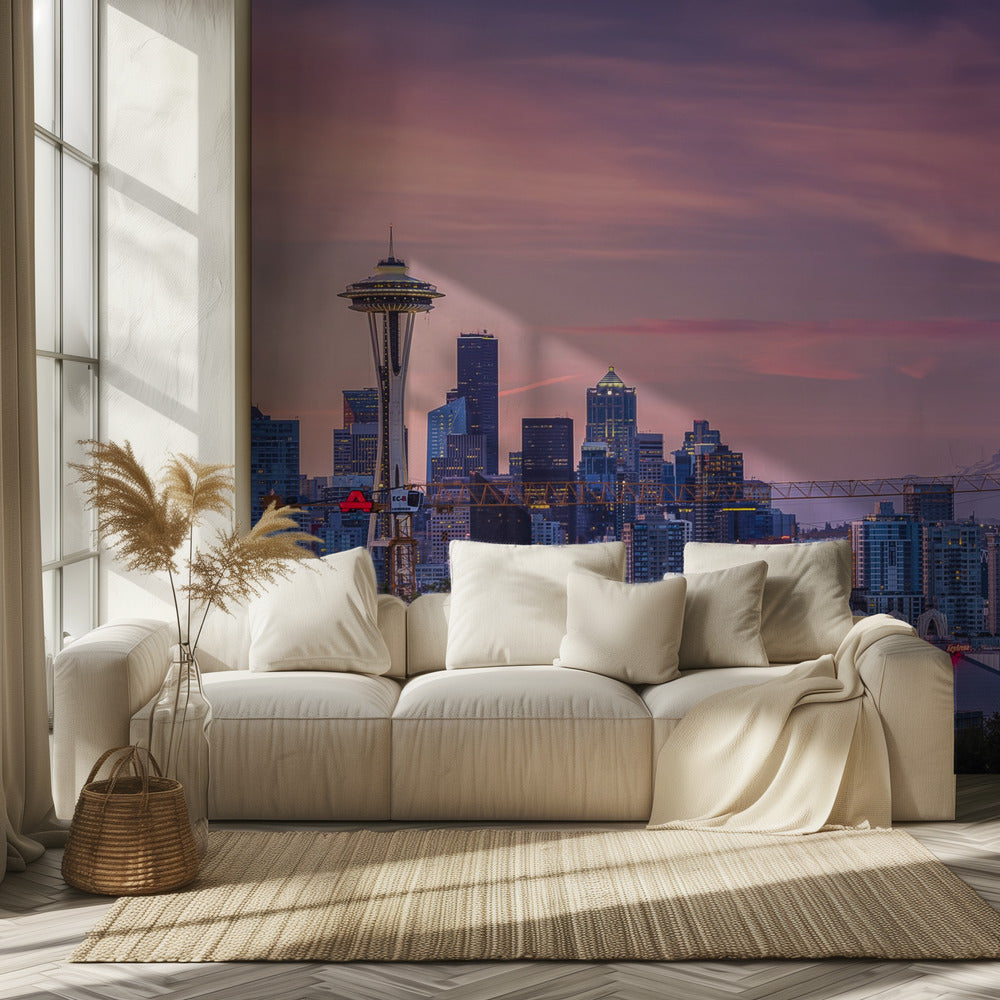 Buongiorno, Seattle! | Carta da Parati Fotografica