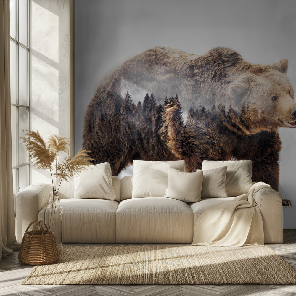 Oso Papel Pintado Fotográfico