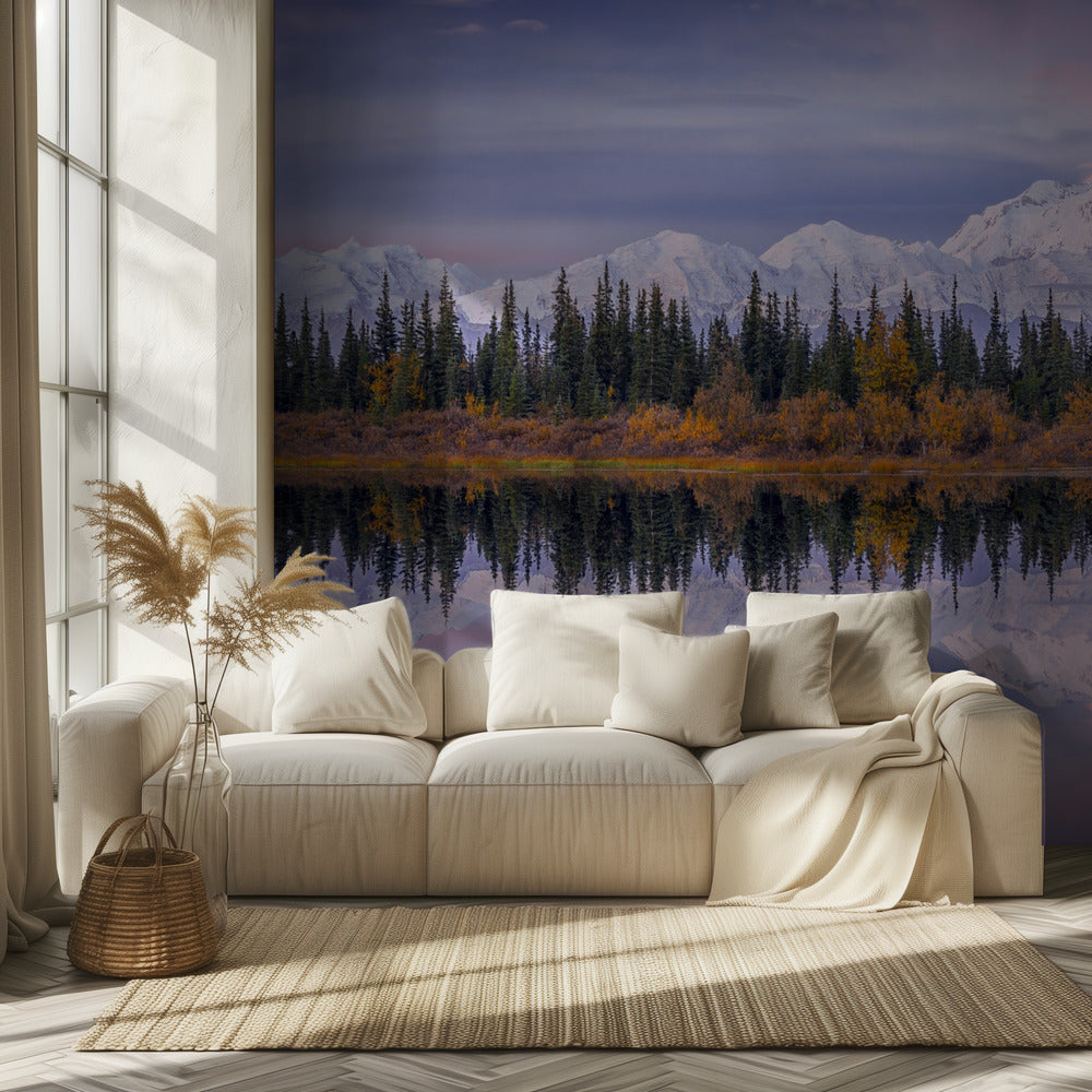 Odbicie Denali | Fototapeta