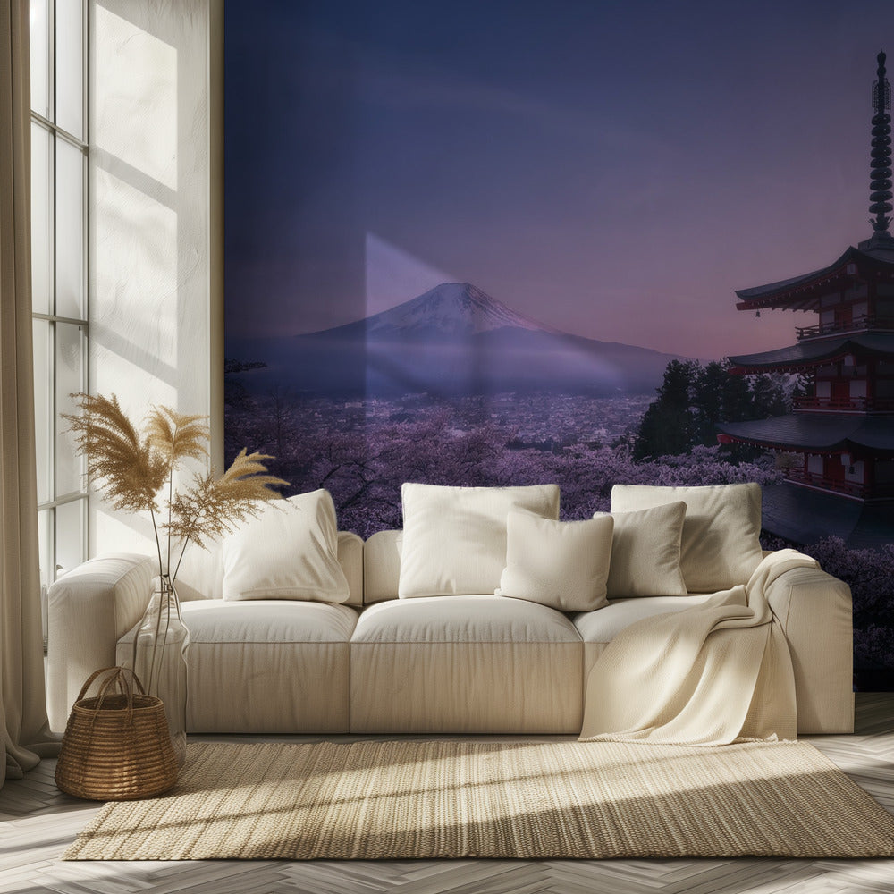 Monte Fuji Sakura | Papel Pintado Fotográfico
