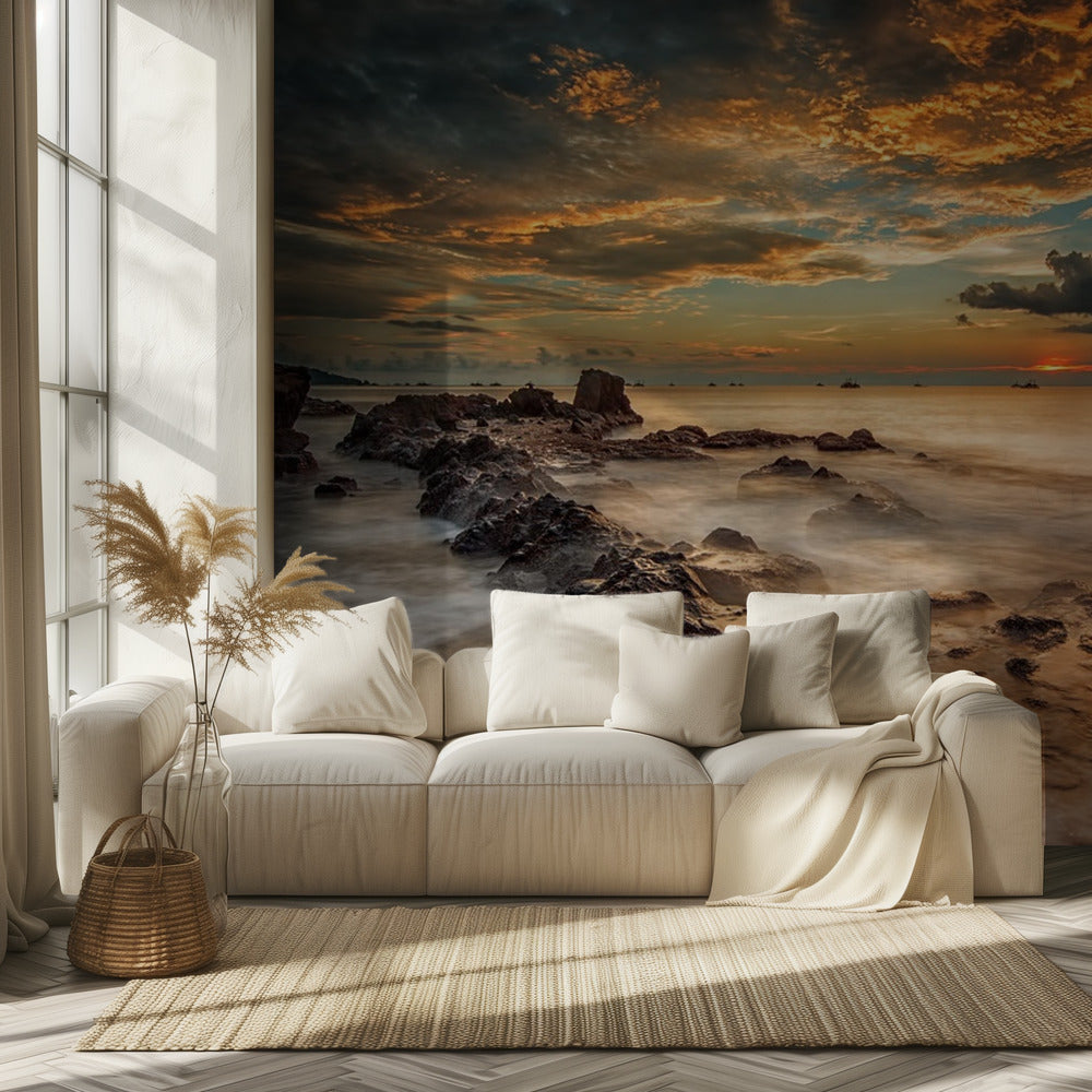Wütender Strand | Fototapeten