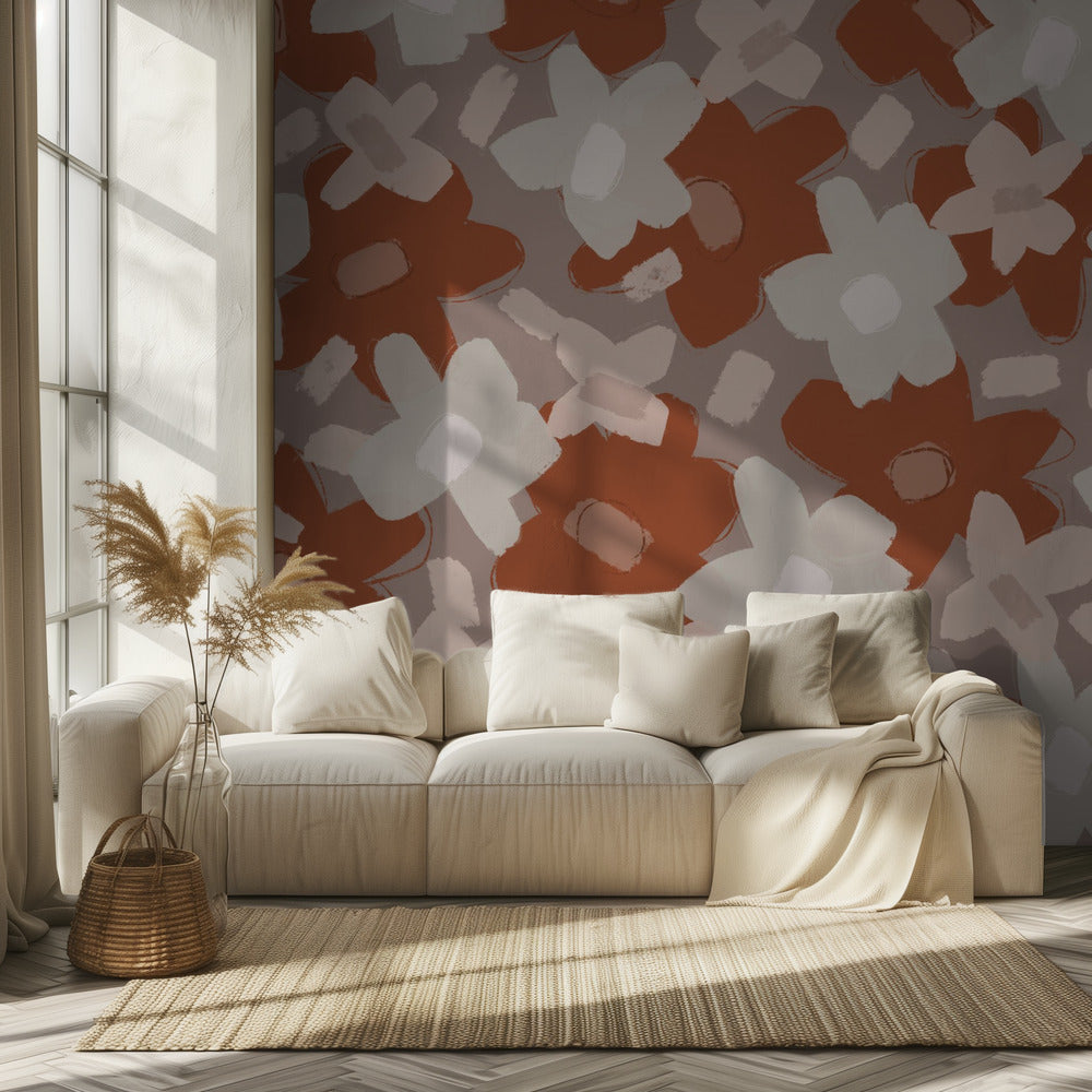 Flores lindas | Papel Pintado Fotográfico