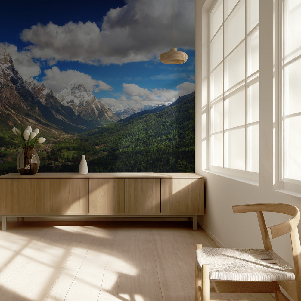 Un valle | Papel Pintado Fotográfico