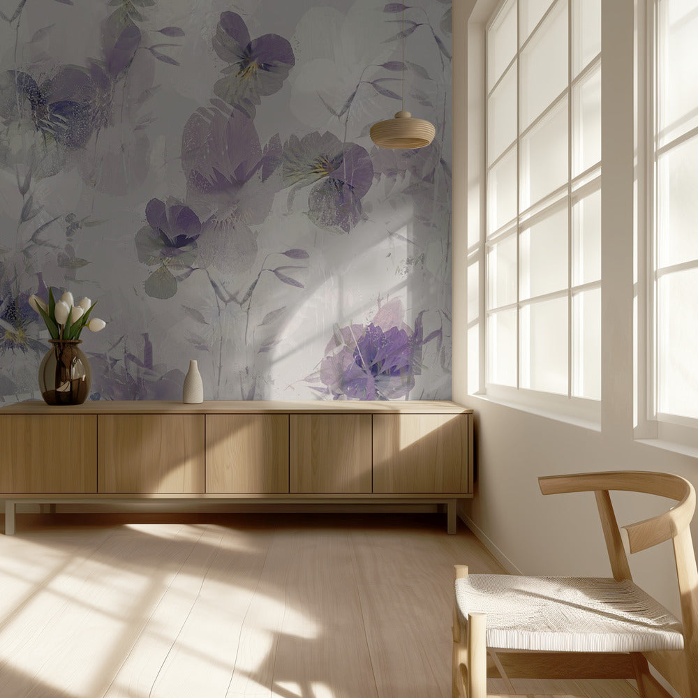 Violines en una cama | Papel Pintado Fotográfico