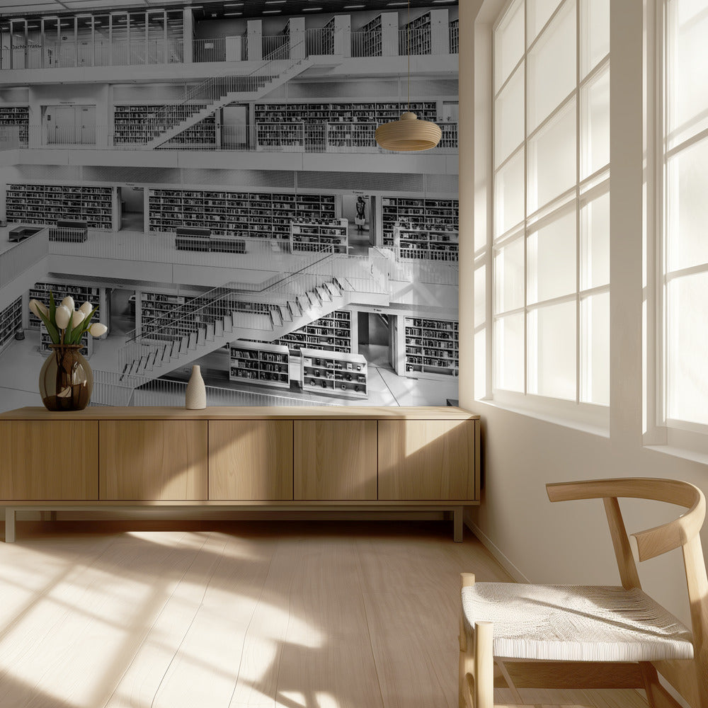 Library Stuttgart | Wallpaper