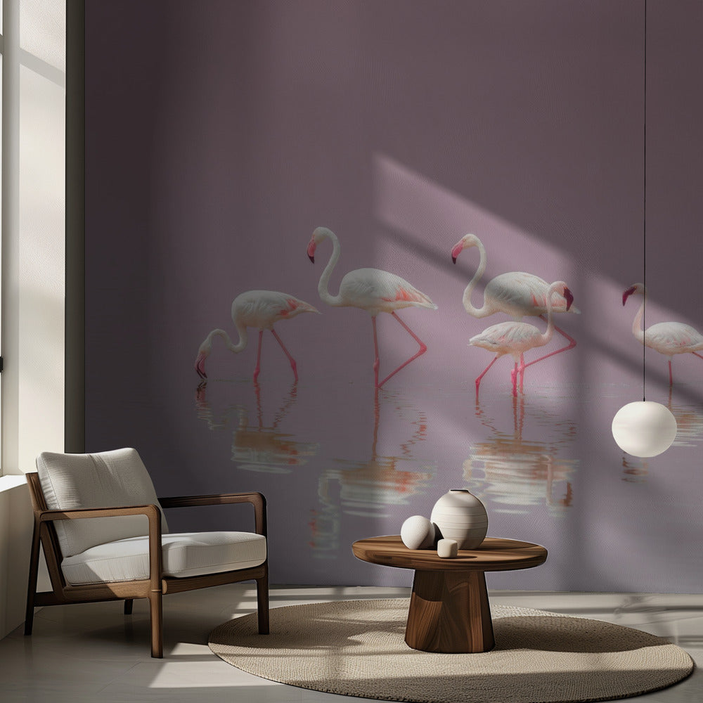 Flamingoer | Fototapet