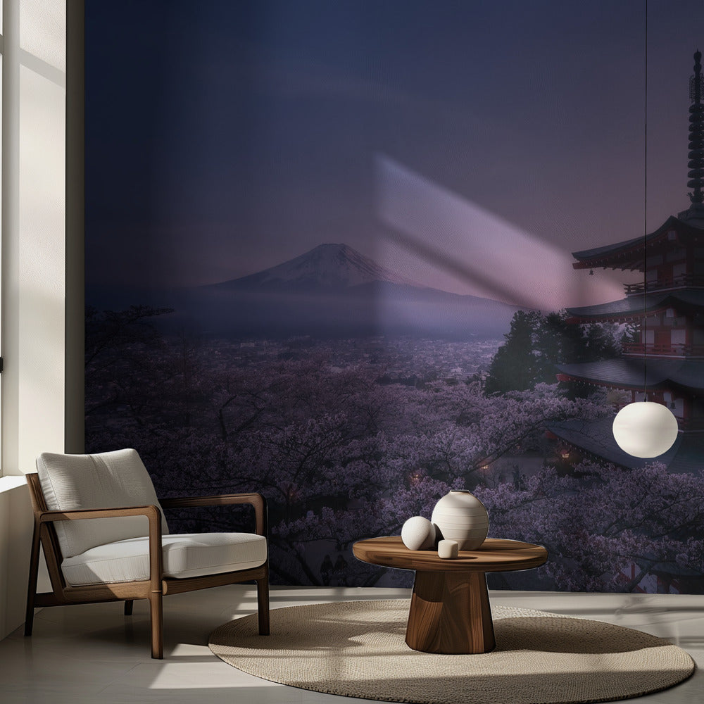 Monte Fuji Sakura | Papel Pintado Fotográfico