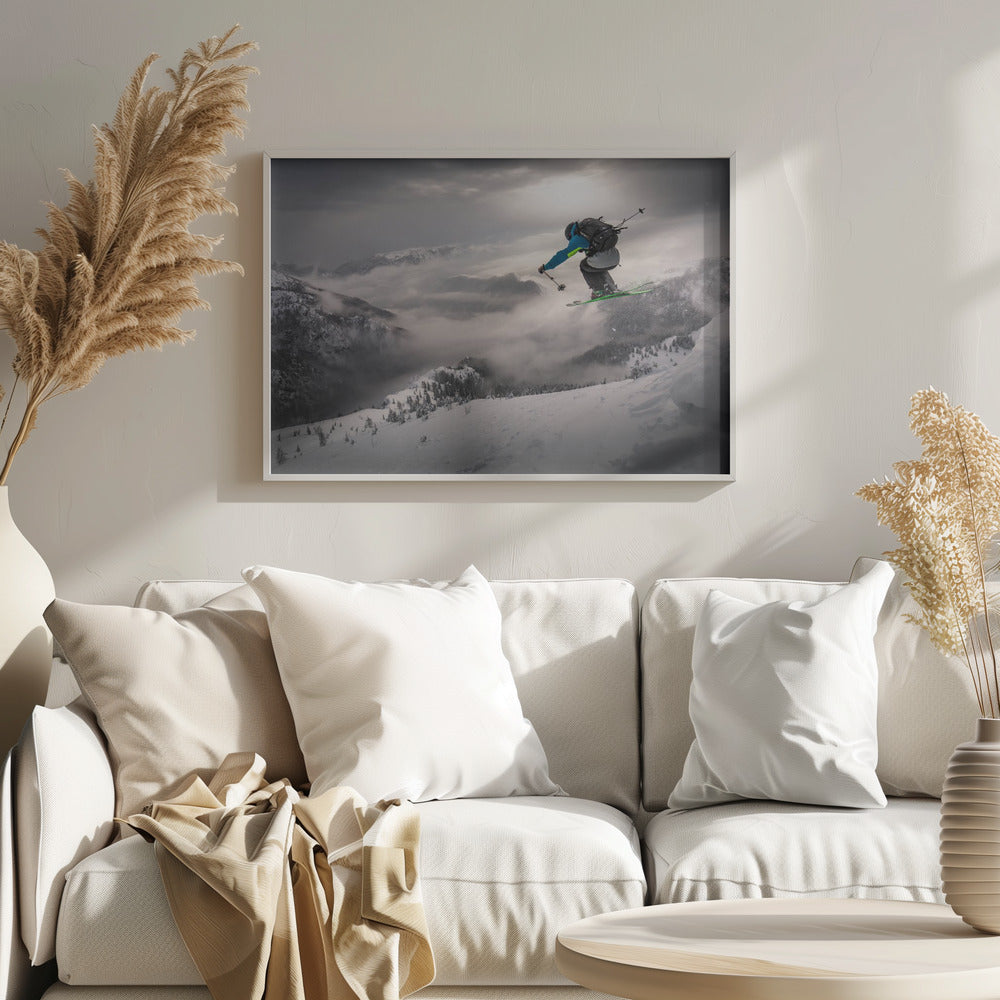 Skiën in het achterland | Posters - Kunstdrukken