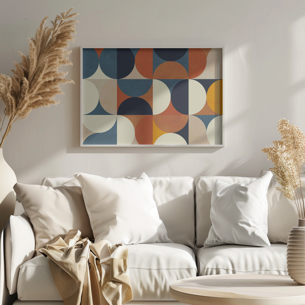 Geometry New12 Marron | Poster