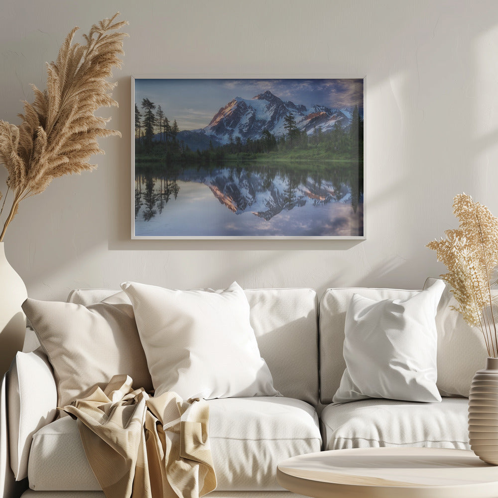 Amanecer en el monte Shuksan | Posters - Impresiones de Arte