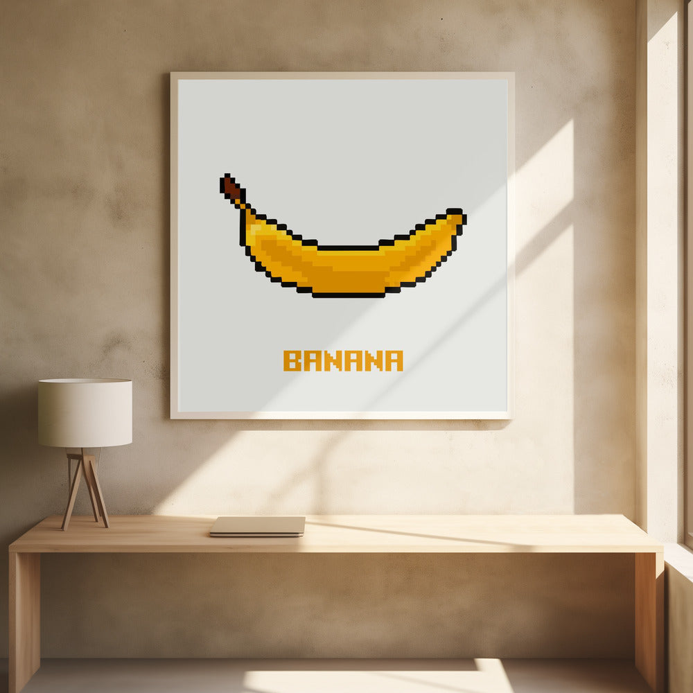 Pixelfrucht - Banane | Poster