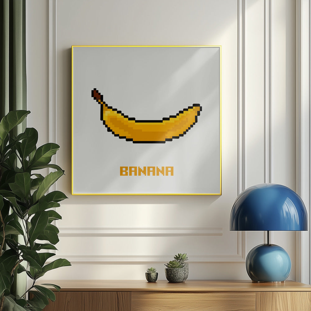Pixelfrucht - Banane | Poster