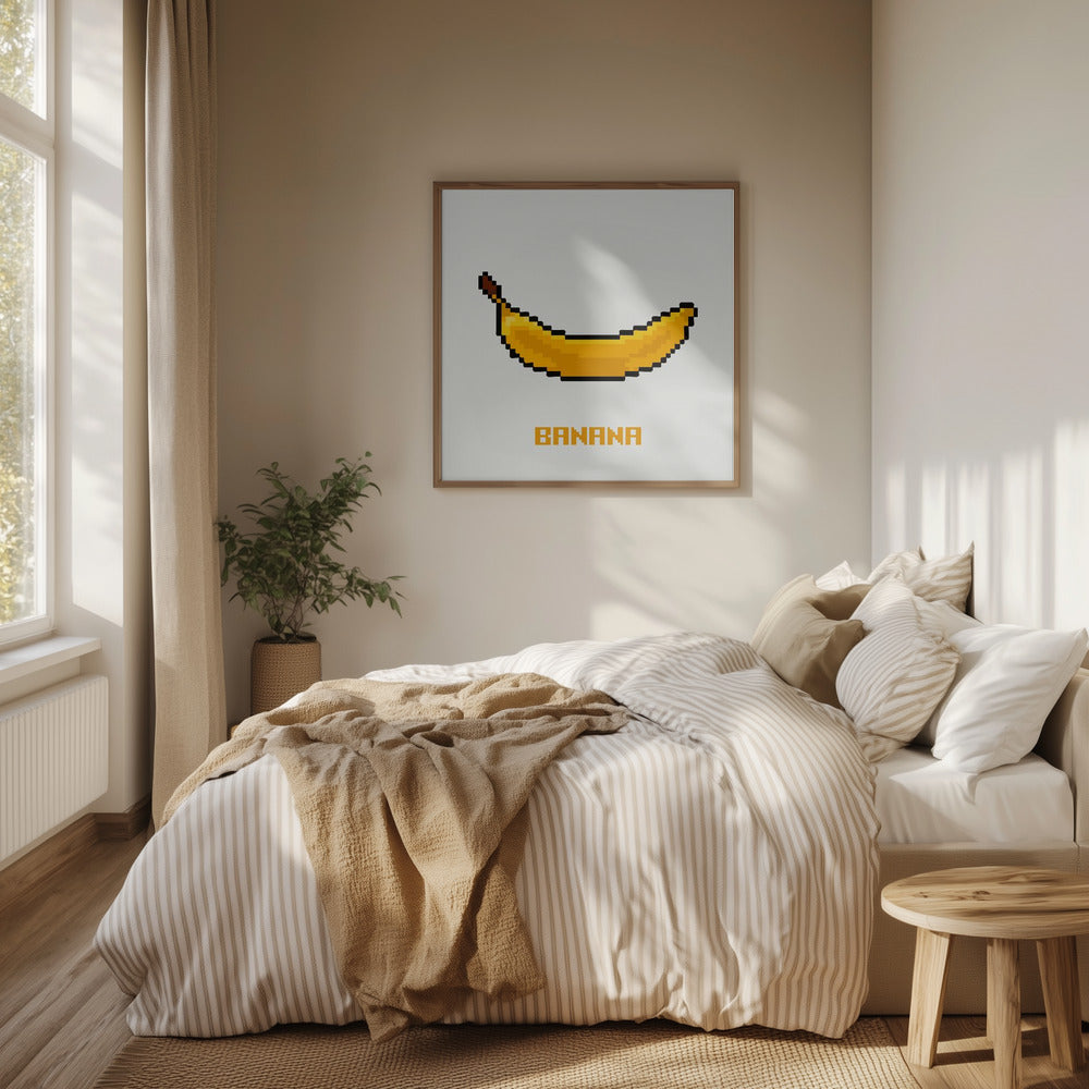 Pixelfrucht - Banane | Poster
