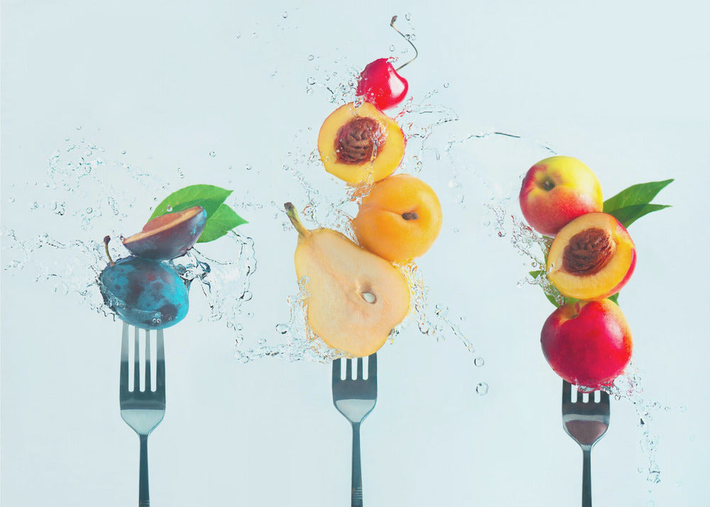 Preparando ensalada de frutas | Papel Pintado Fotográfico