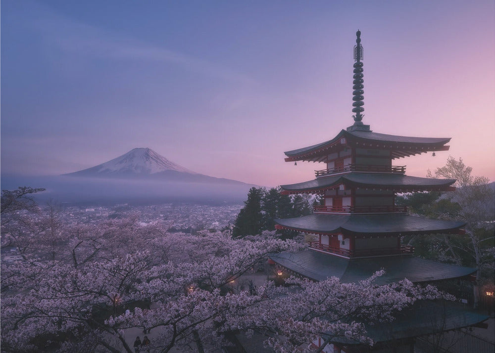 Monte Fuji Sakura | Papel Pintado Fotográfico
