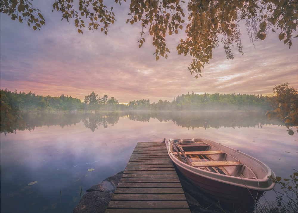 Farverig sø | Fototapeter