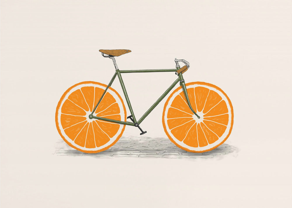 Ruedas Naranjas | Posters - Impresiones de Arte