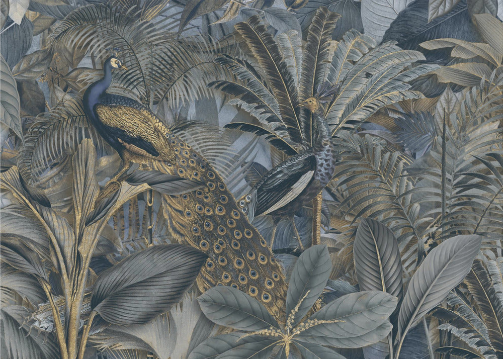 Giardino degli uccelli della giungla n. 3 | Carta da Parati Fotografica