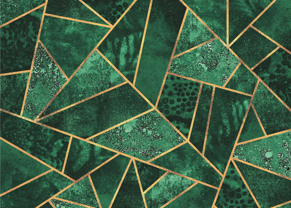 Esmeralda profunda | Papel Pintado Fotográfico