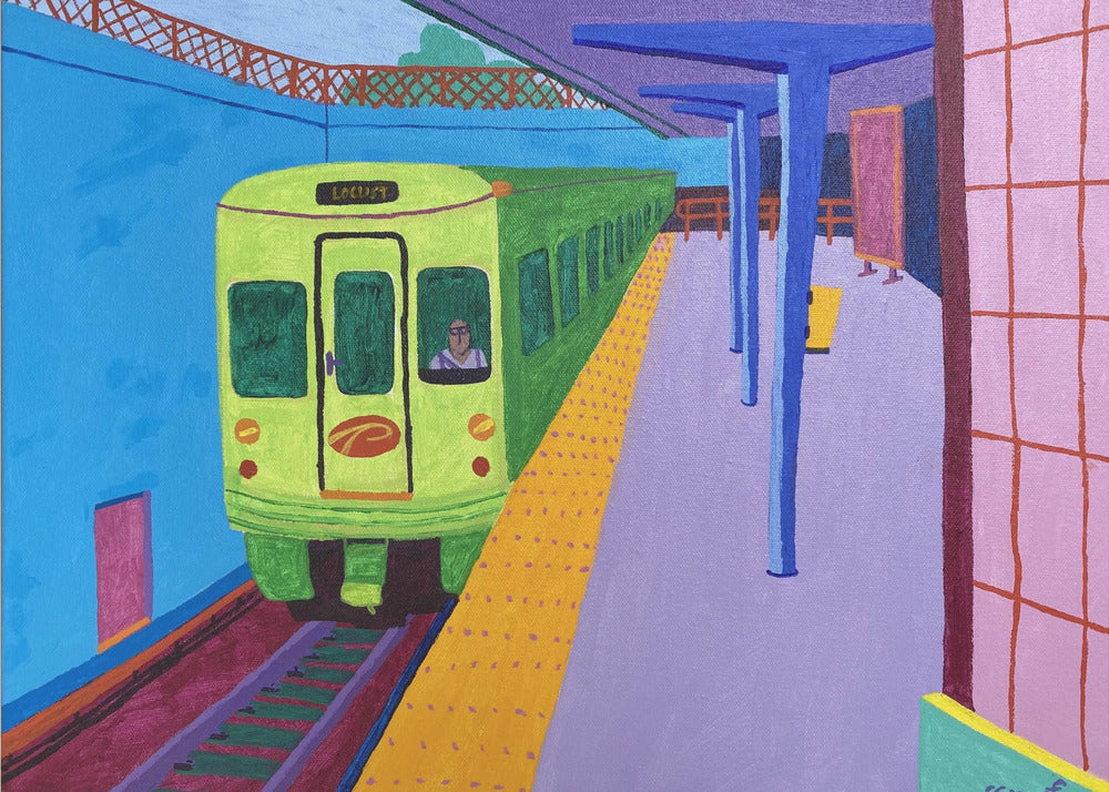 Treno per Filadelfia | Stampe su Tela