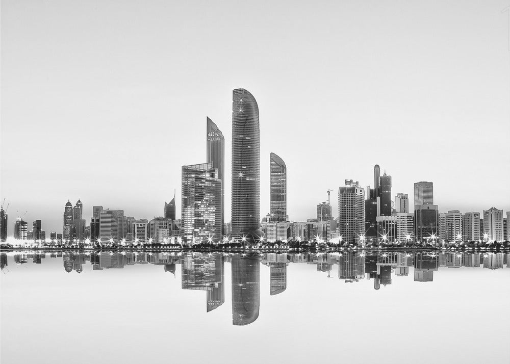 Riflessione urbana di Abu Dhabi | Poster - Stampe d’Arte
