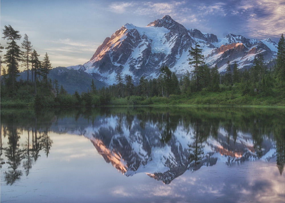 Amanecer en el monte Shuksan | Posters - Impresiones de Arte