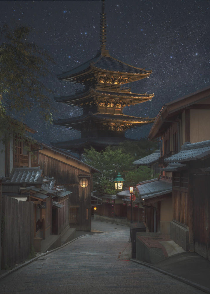 Kyoto-nat | Lærredsbilleder