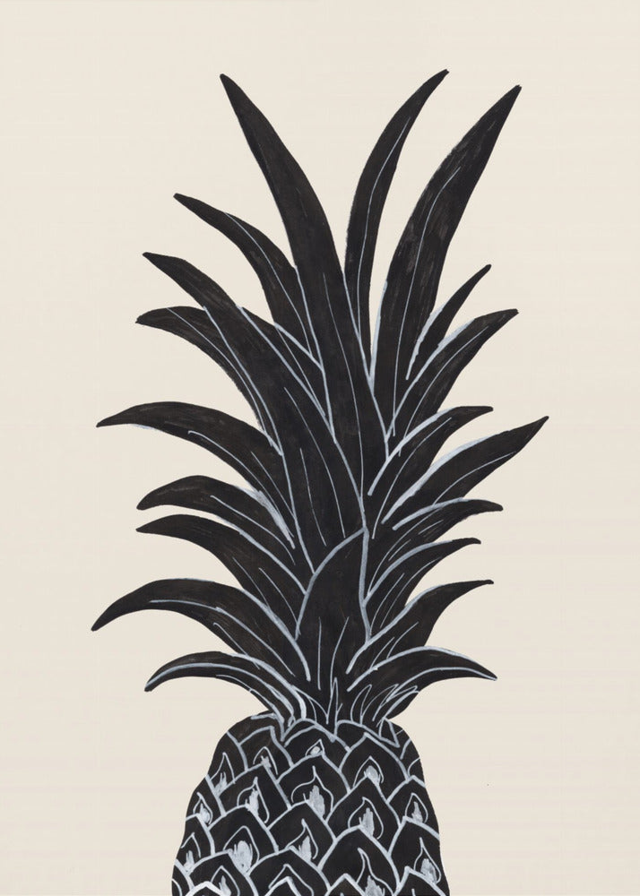 Musta ananas | Julisteet - Taidevedokset