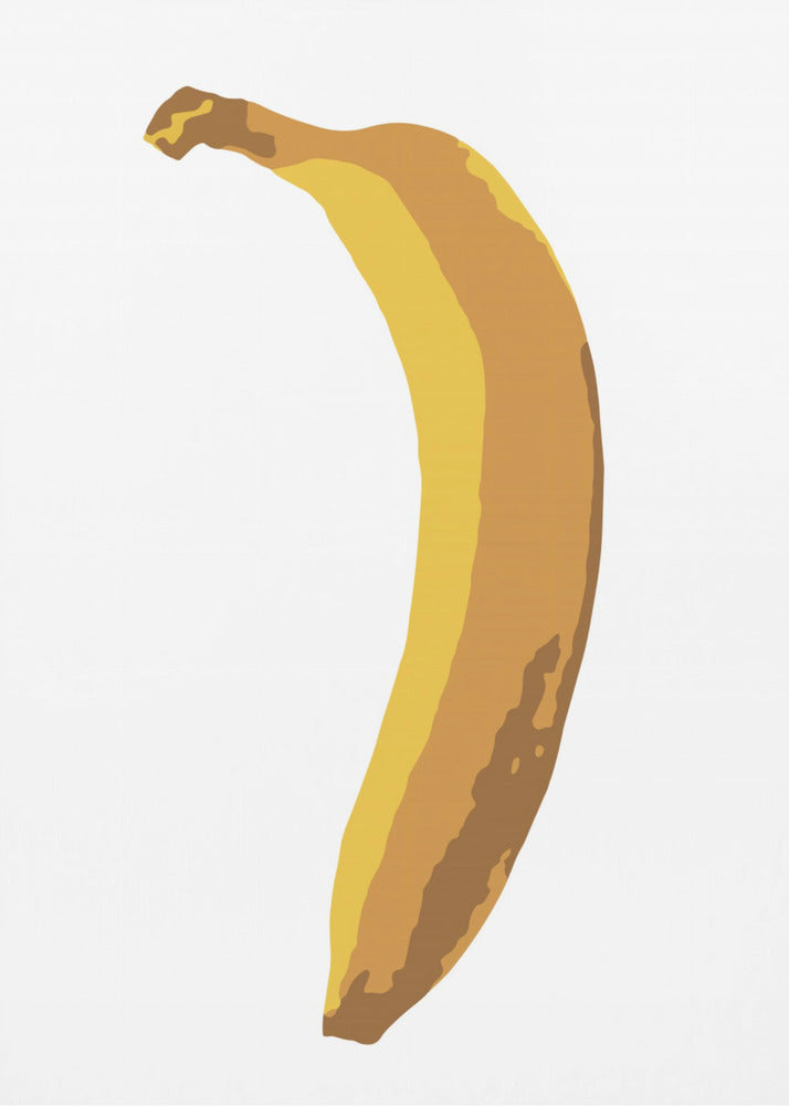Enkelt banan | Plakater - Kunsttryk