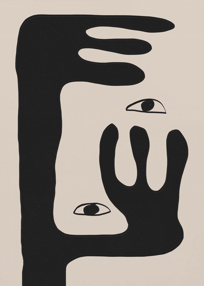 Rostro abstracto n.º 2. | Impresiones en Lienzo