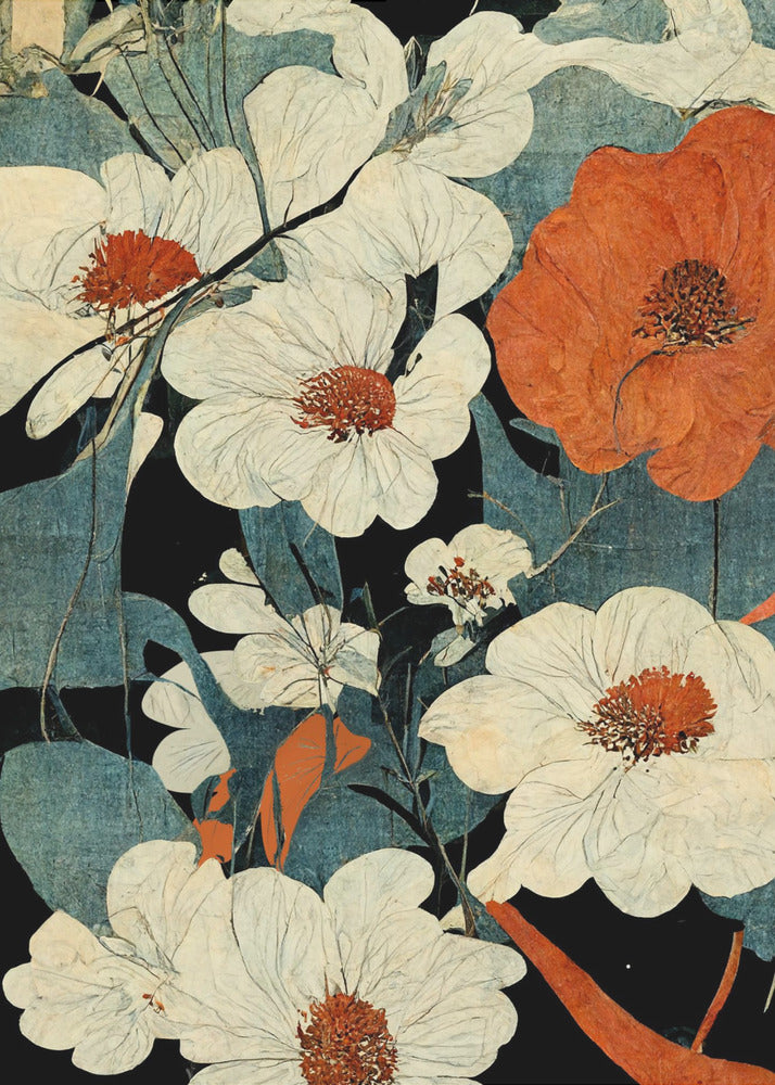Asiatiske blomster | Lerretsbilder
