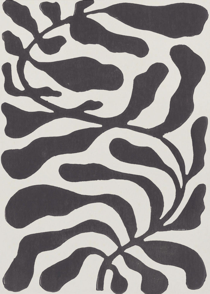 Plante à cent feuilles n° 21 / Impression linogravure | Posters - Affiche Artistique