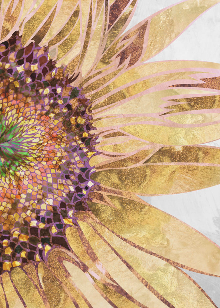 Girasol dorado | Impresiones en Lienzo