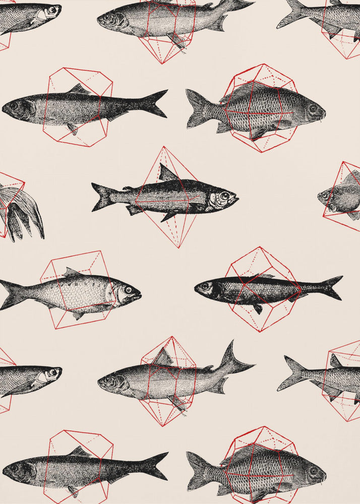 Peces en Geometría Nº4 | Impresiones en Lienzo