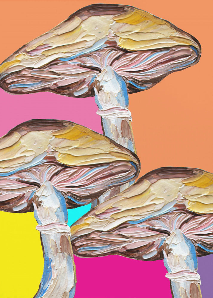 Champignons psychédéliques | Tableaux sur Toile