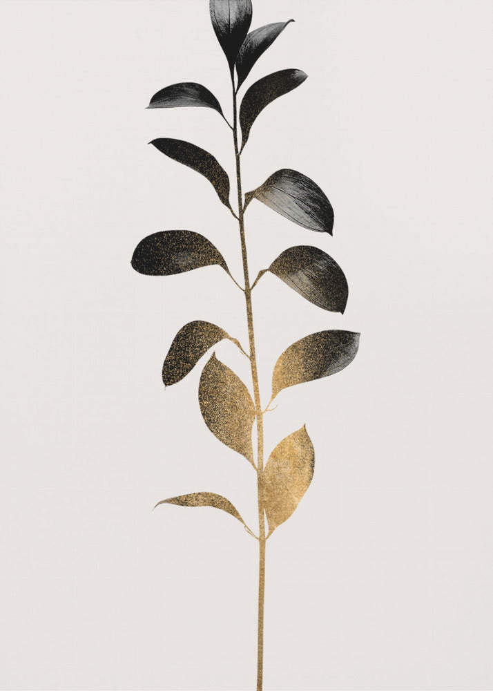 Monochromatica No.9 Dark Gold | Poster