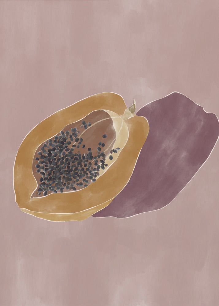 Papaya | Plakater - Kunsttrykk
