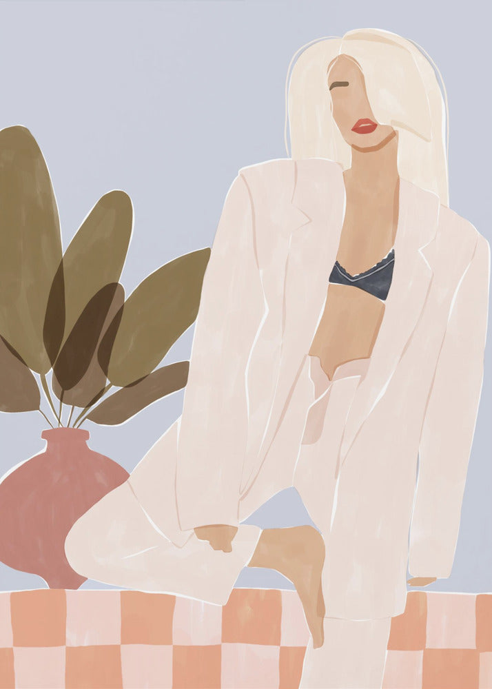 Too Lazy To Yoga | Canvas