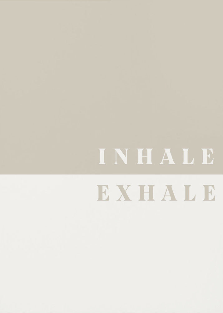 Inhala, exhala | Impresiones en Lienzo